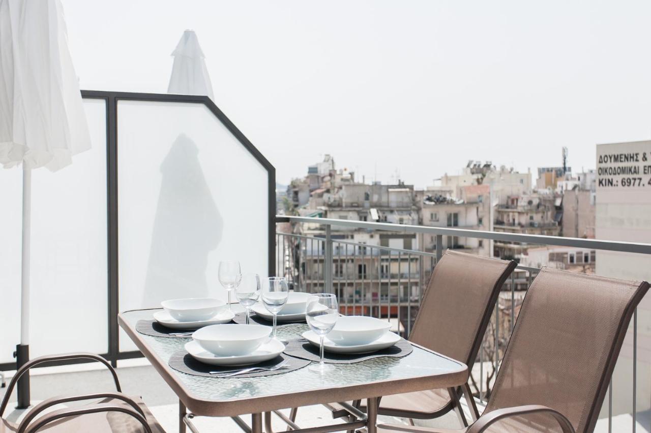 Wyz Attiki Aparthotel Athene Buitenkant foto