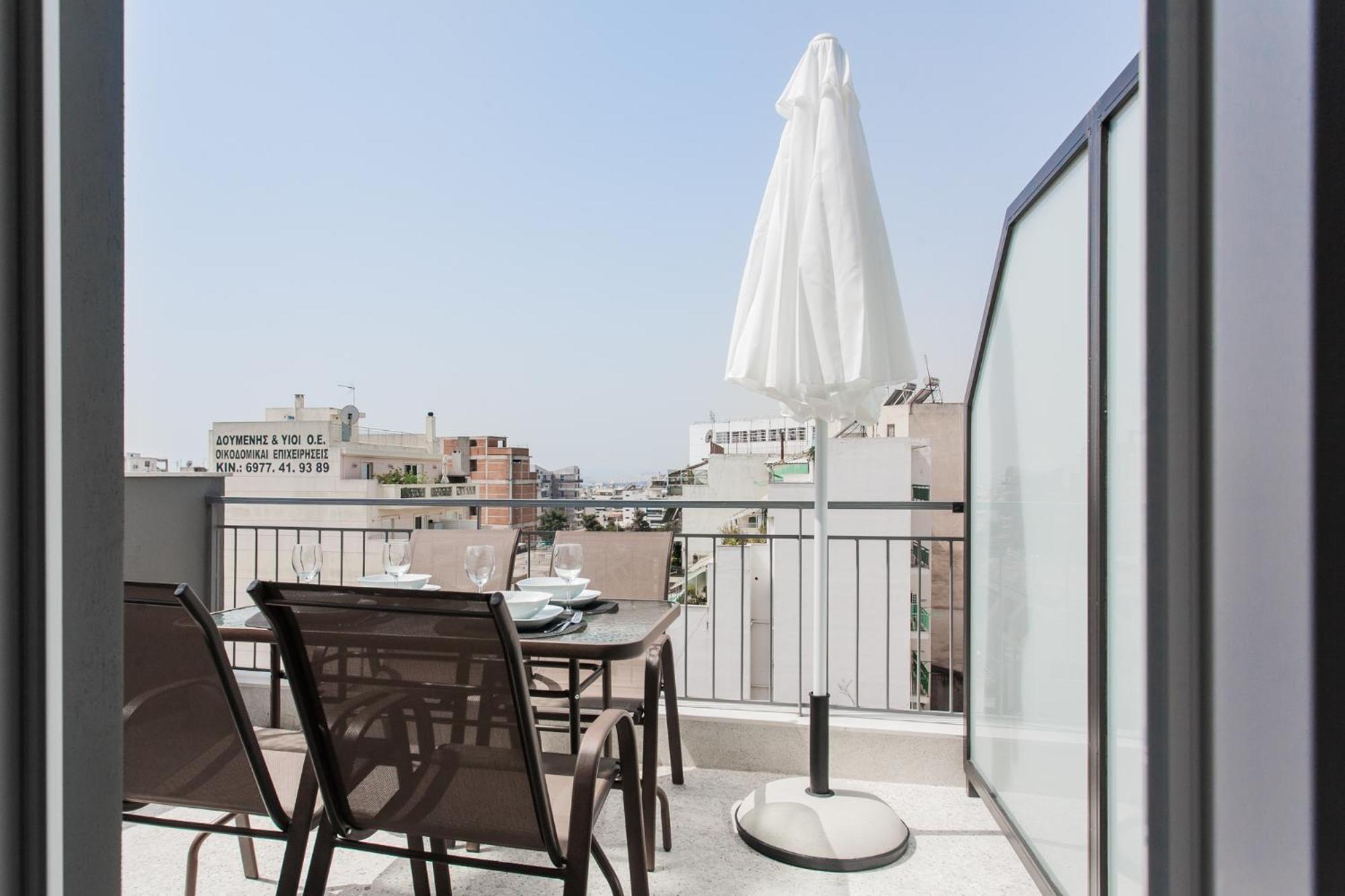 Wyz Attiki Aparthotel Athene Buitenkant foto